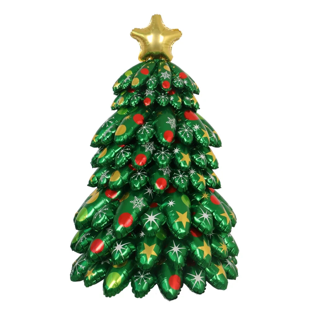 Giant Christmas Foil Balloons – Santa, Tree, Elk, Penguin & More Holiday Character Balloons