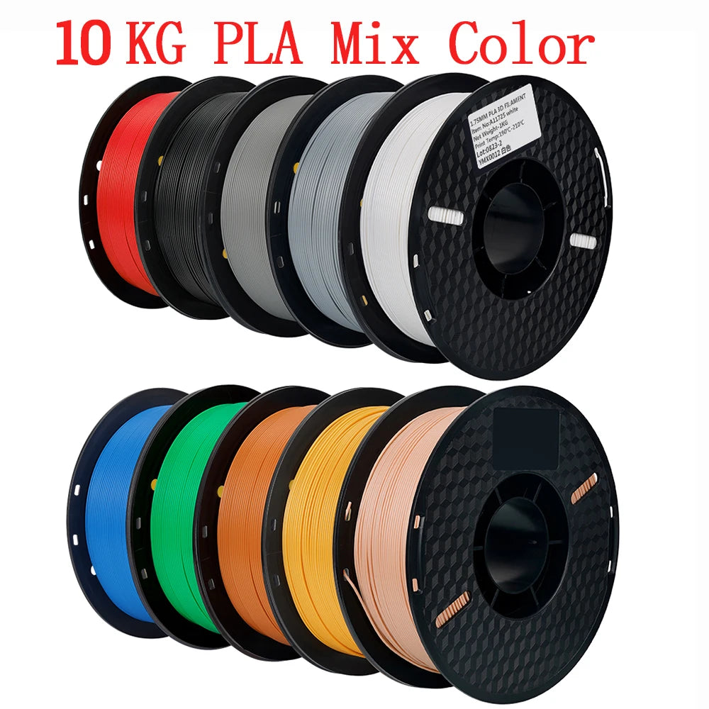 KINGROON 10rolls 1.75mm PLA Filament