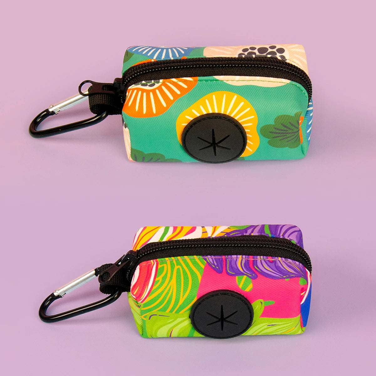 Dog Poop Bags with Cute Patterns — 1 or 2 Pack | Stylish Waste Bags for Daily Dog Walking