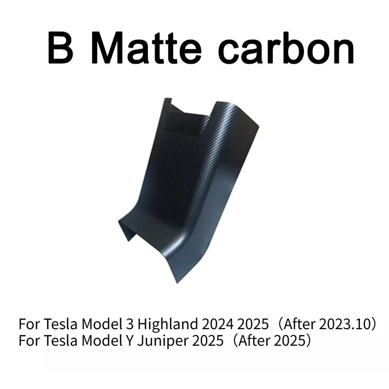 Rear Screen Cover & Back Air Vent Trim for Tesla Model Y Juniper & Model 3 Highland (2024–2026)