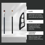 3-Piece Eye Makeup Kit – Eyeshadow Brushes & Stencil Molds