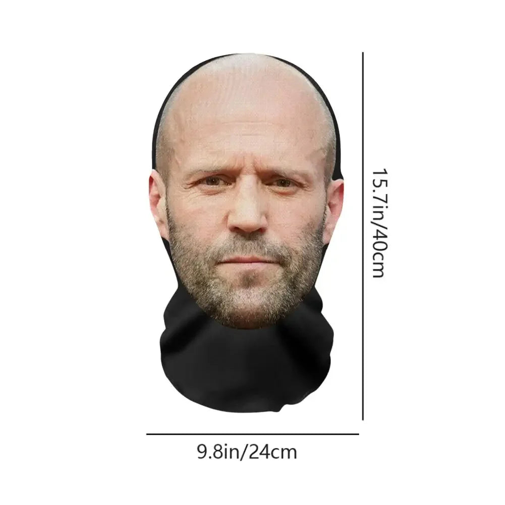 3D Elastic Realistic Celebrity Mask — Full Face Cosplay Balaclava