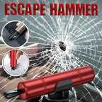 2-in-1 Car Safety Hammer & Seat Belt Cutter – Emergency Escape Tool