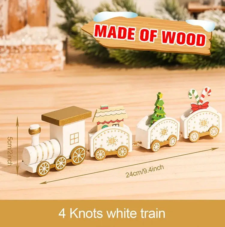 Christmas Train Decoration Set – Festive Holiday Ornament