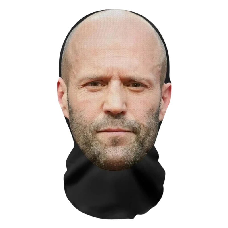 3D Full Face Mask | Funny Printed Halloween Cosplay Head Scarf
