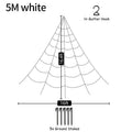 Giant Halloween Spider Web Decoration — 5m & 7m Indoor/Outdoor