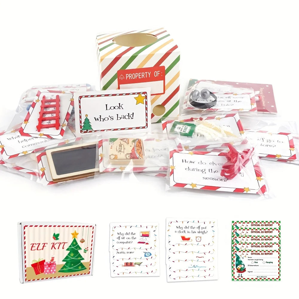24-Day Christmas Countdown Elf Kit – Jokes, Surprises & Festive Activities