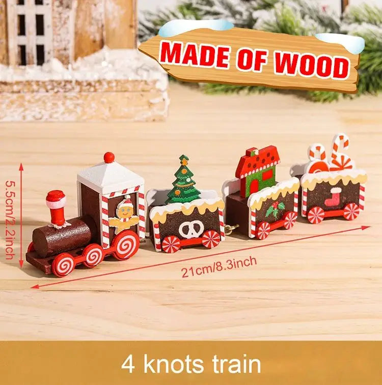 Christmas Train Decoration Set – Festive Holiday Ornament
