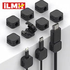Adhesive Cable Clips – Under-Desk Cord Management Organizer