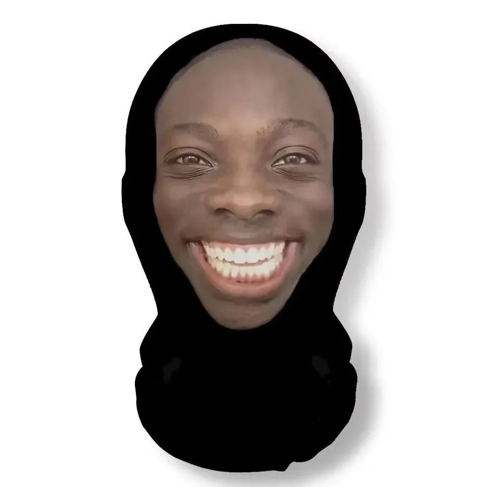 3D Full Face Mask | Funny Printed Halloween Cosplay Head Scarf