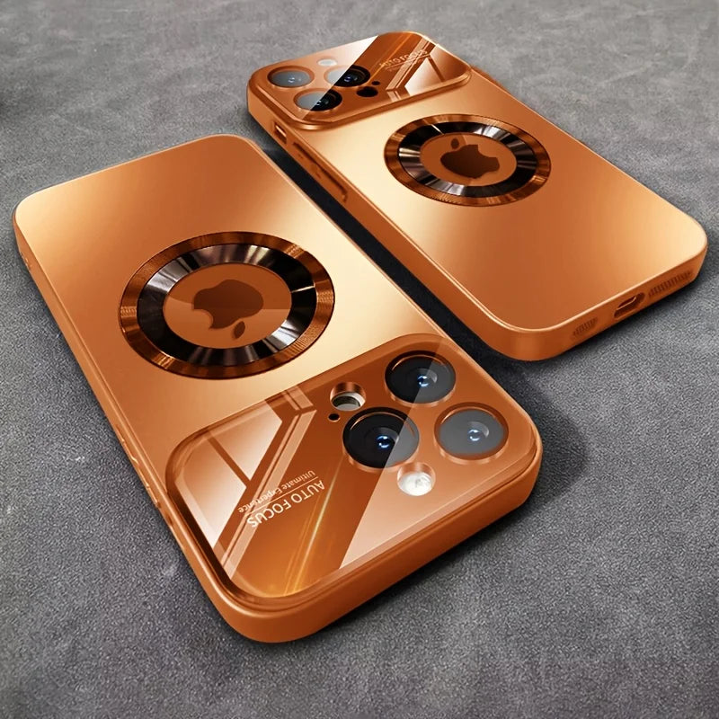 Luxury Glass MagSafe iPhone Case