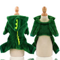 Dinosaur Halloween Costume for Cats & Small Dogs – Fleece Hoodie Sweater