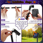 Halloween Solar String Lights — Bat, Pumpkin & Ghost LED Decor