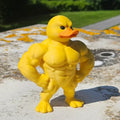 Muscle Duck Statue – Whimsical 3D Figurine for Desk, Shelf & Home Decor