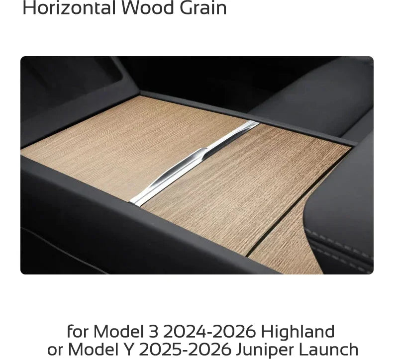 Center Console Protector Sticker for Tesla Model 3 Highland & Y Juniper (2024–2026)