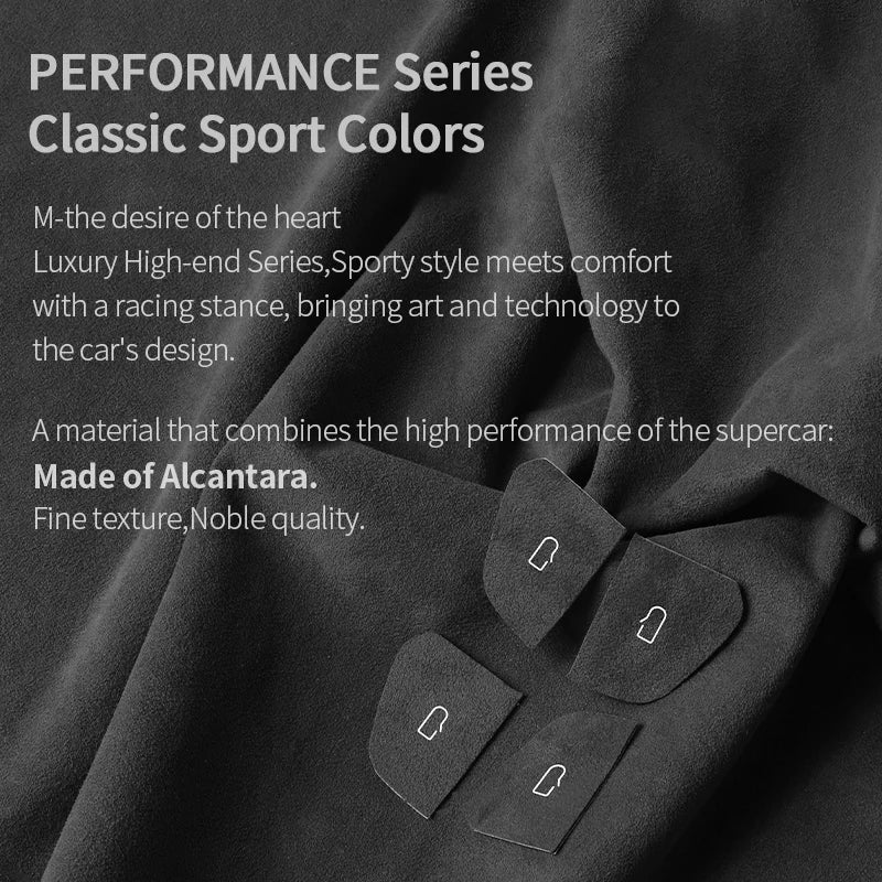Carbon Fiber Door Switch Button Anti-Scratch Trim for Tesla Model 3 (2024+) & Model Y (2025+)