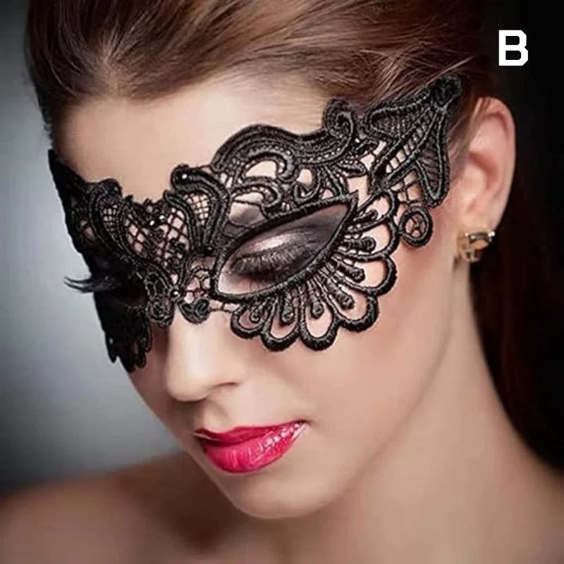 Lace Masquerade Eye Mask for Women – Halloween & Costume Party