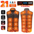 Graphene Heated Vest – USB Electric Heating Jacket for Men & Women