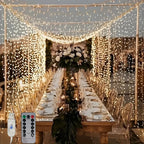 USB LED Curtain String Lights – 8 Modes for Holiday, Party & Room Décor