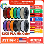 KINGROON 10rolls 1.75mm PLA Filament