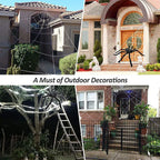 Giant Halloween Spider Web Decoration — 5m & 7m Indoor/Outdoor