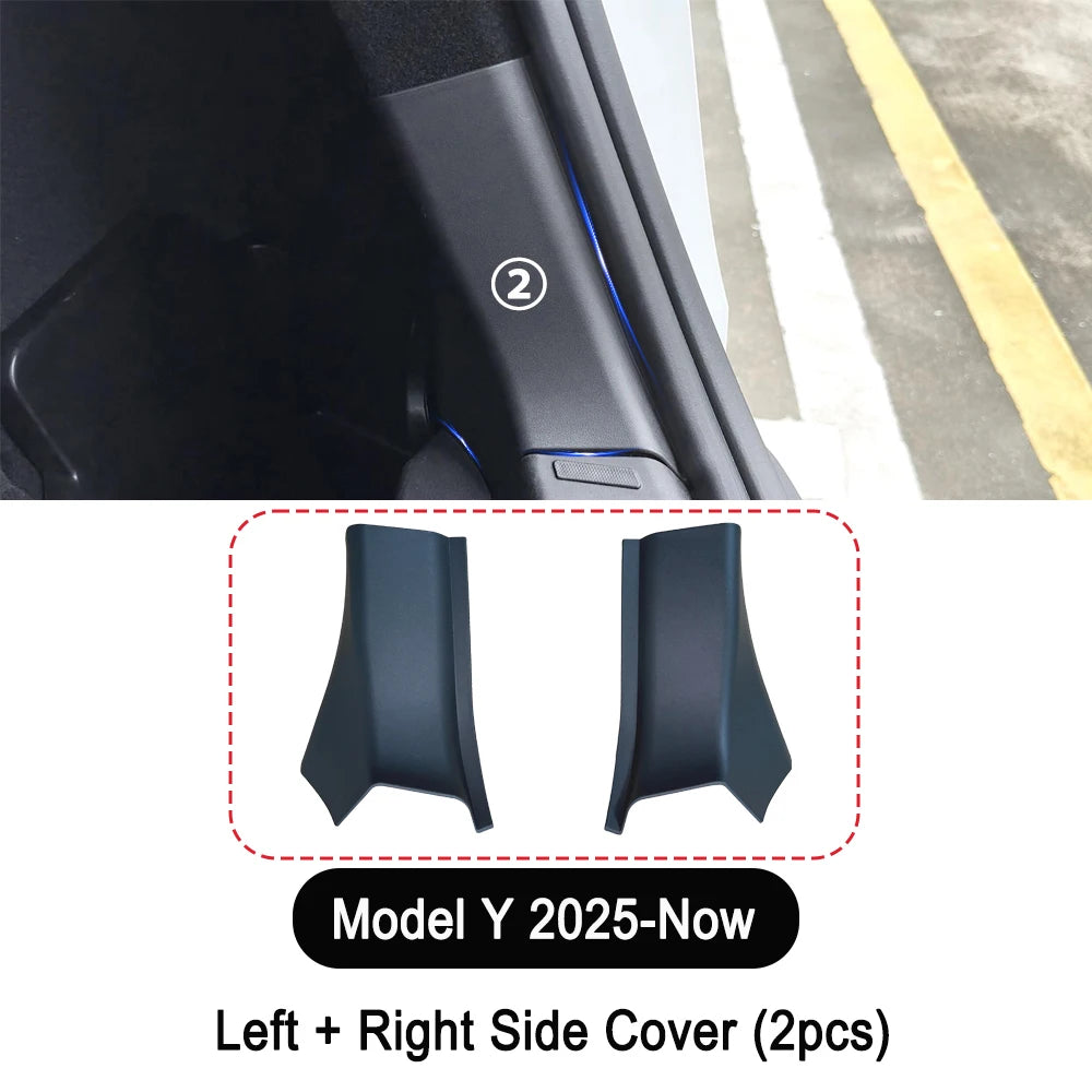 TPE Trunk Sill Plate & Rear Bumper Guard for Tesla Model Y Juniper 2025–2026
