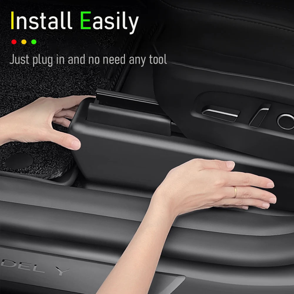 Underseat Seat Track Cover & Rail Guard for Tesla Model Y Juniper 2025–2026