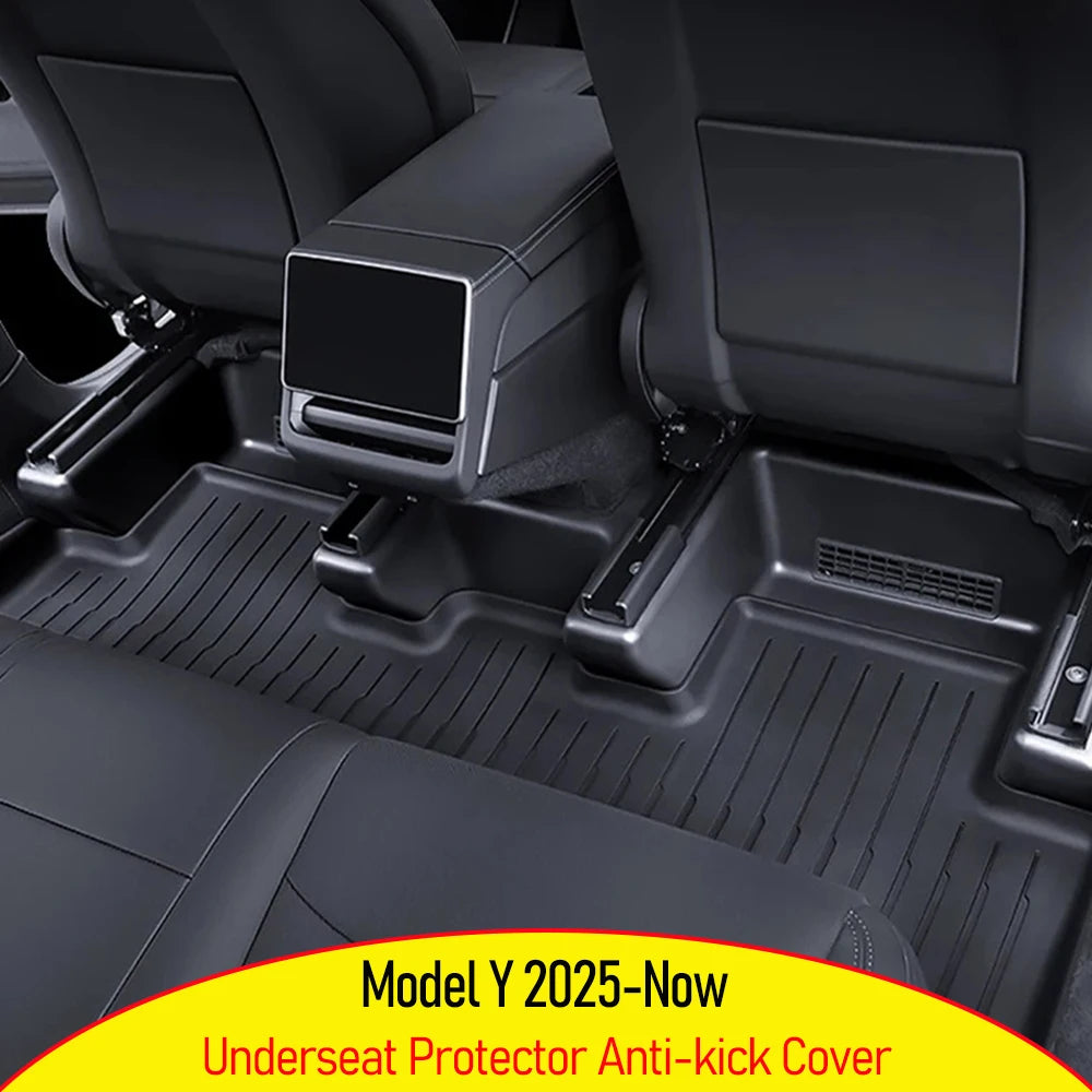 Underseat Seat Track Cover & Rail Guard for Tesla Model Y Juniper 2025–2026