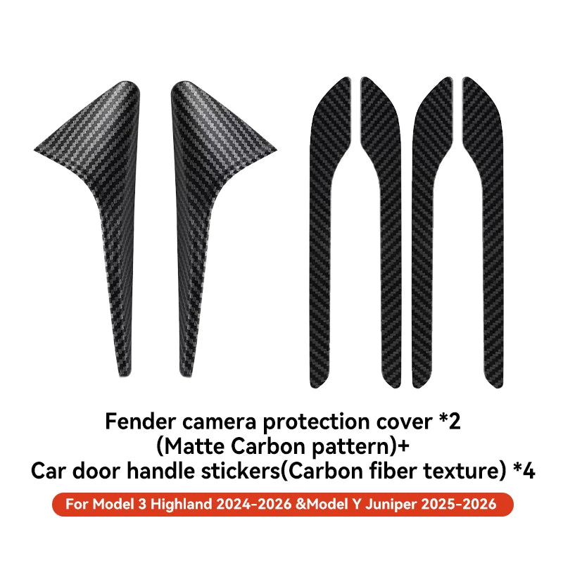 Side Turn Signal Camera Trim Cover for Tesla Model 3 Highland & Model Y Juniper