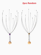 Octopus Head Scalp Massager – Manual Stress Relief Claw Tool (2-Pack)