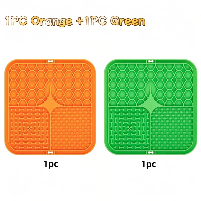 1, 2 or 5pcs Silicone Dog Lick Mat