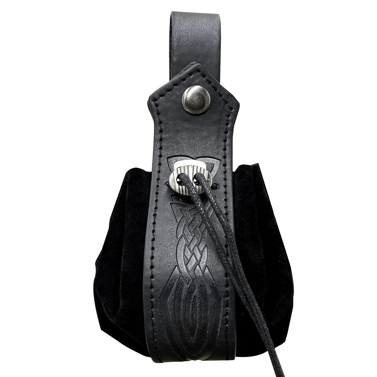 Medieval Viking Drawstring Waist Bag — Retro Coin Pouch for Renaissance Fairs, LARP & Cosplay