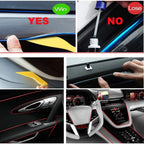 5M Neon LED Car Interior Strip Lights – Flexible Ambient USB Atmosphere Diode