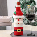 Christmas Wine Bottle Cover – Santa, Snowman & Elk Woven Bottle Bags