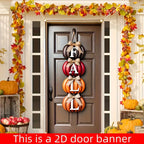 Autumn Pumpkin Welcome Door Banner – Thanksgiving Indoor & Outdoor Décor