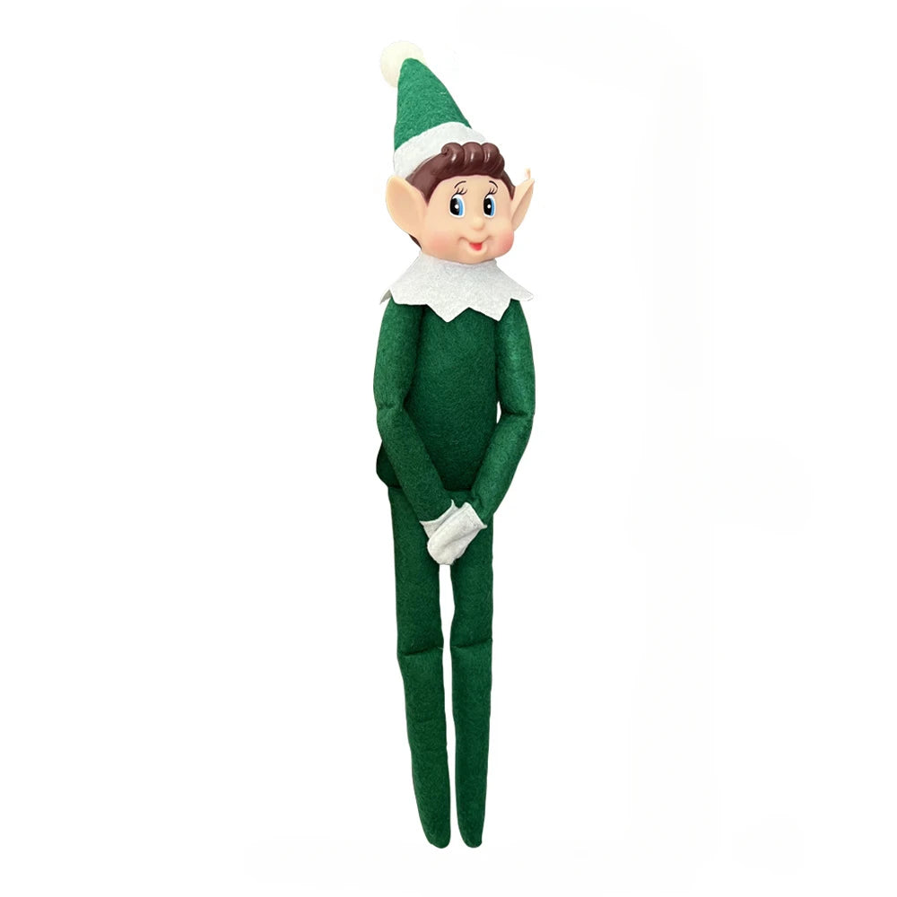 Christmas Elf Plush Doll – Festive Holiday Decoration & Ornament