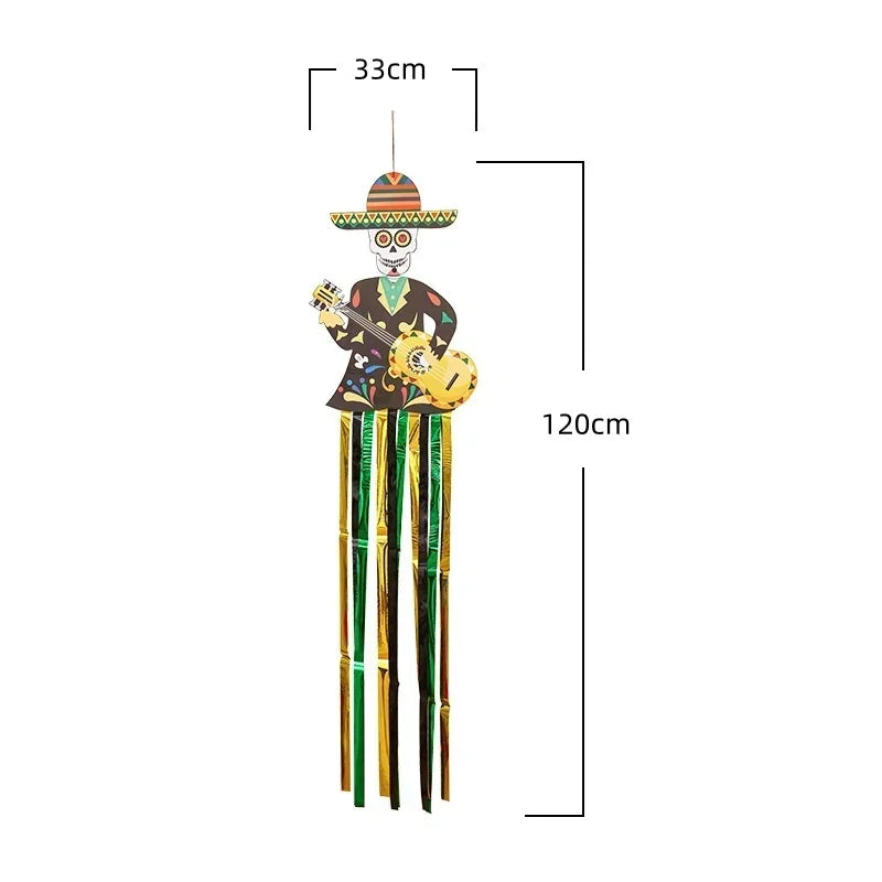 Halloween Crashing Witch Into Tree Outdoor Decoration