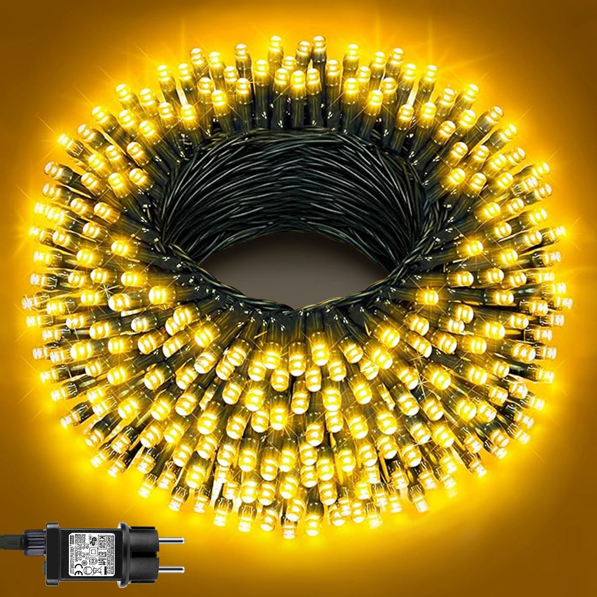 Christmas LED String Lights – Outdoor Waterproof Fairy Lights for Garden, Tree & Party Decoration (10M–100M)