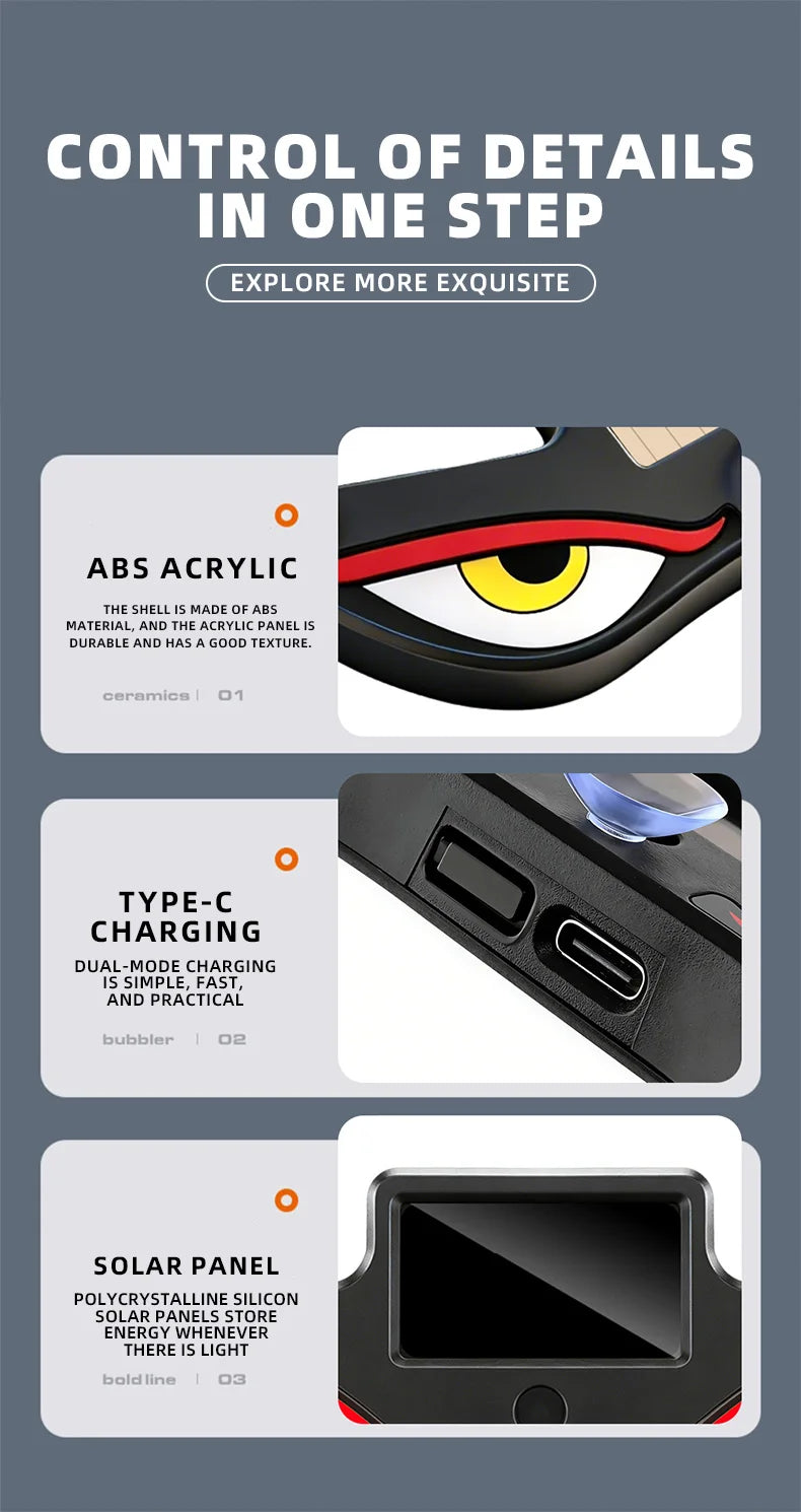 Solar Powered Car Eyes