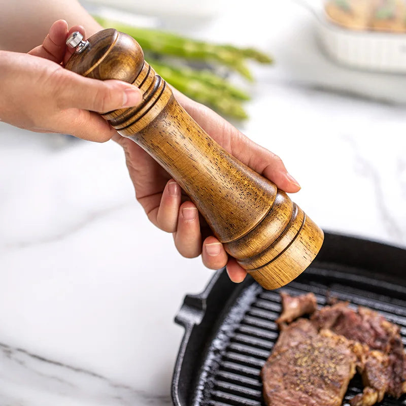 5",  8",  10" Solid Wood Salt and Pepper Grinder