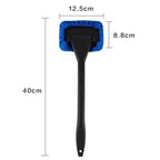 Long-Handle Car Windshield Cleaning Brush – Interior Auto Glass Wiper Kit