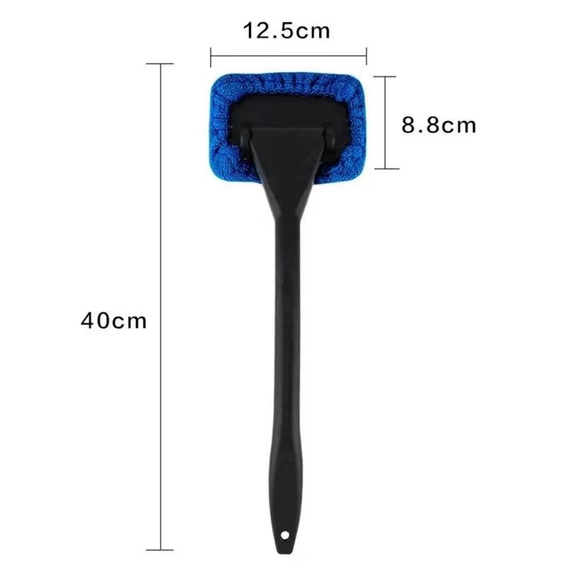Long-Handle Car Windshield Cleaning Brush – Interior Auto Glass Wiper Kit