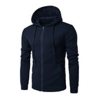 Men's Zip-Up Hoodie Sweatshirt – Slim Fit Casual Jacket