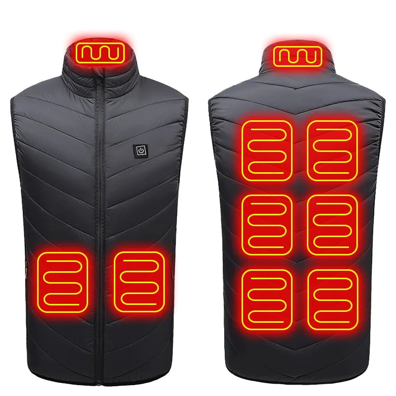 Graphene Heated Vest – USB Electric Heating Jacket for Men & Women