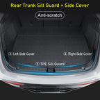 TPE Trunk Sill Plate & Rear Bumper Guard for Tesla Model Y Juniper 2025–2026