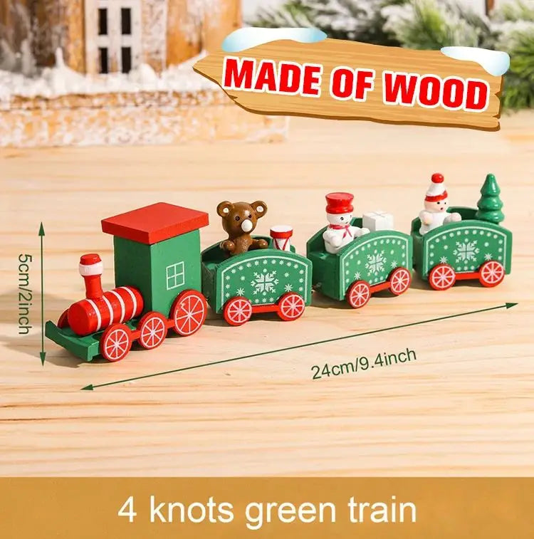 Christmas Train Decoration Set – Festive Holiday Ornament
