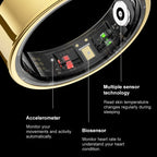 R09 Smart Ring with Charging Case | Heart Rate, Blood Oxygen & Sleep Monitor | 5ATM Waterproof