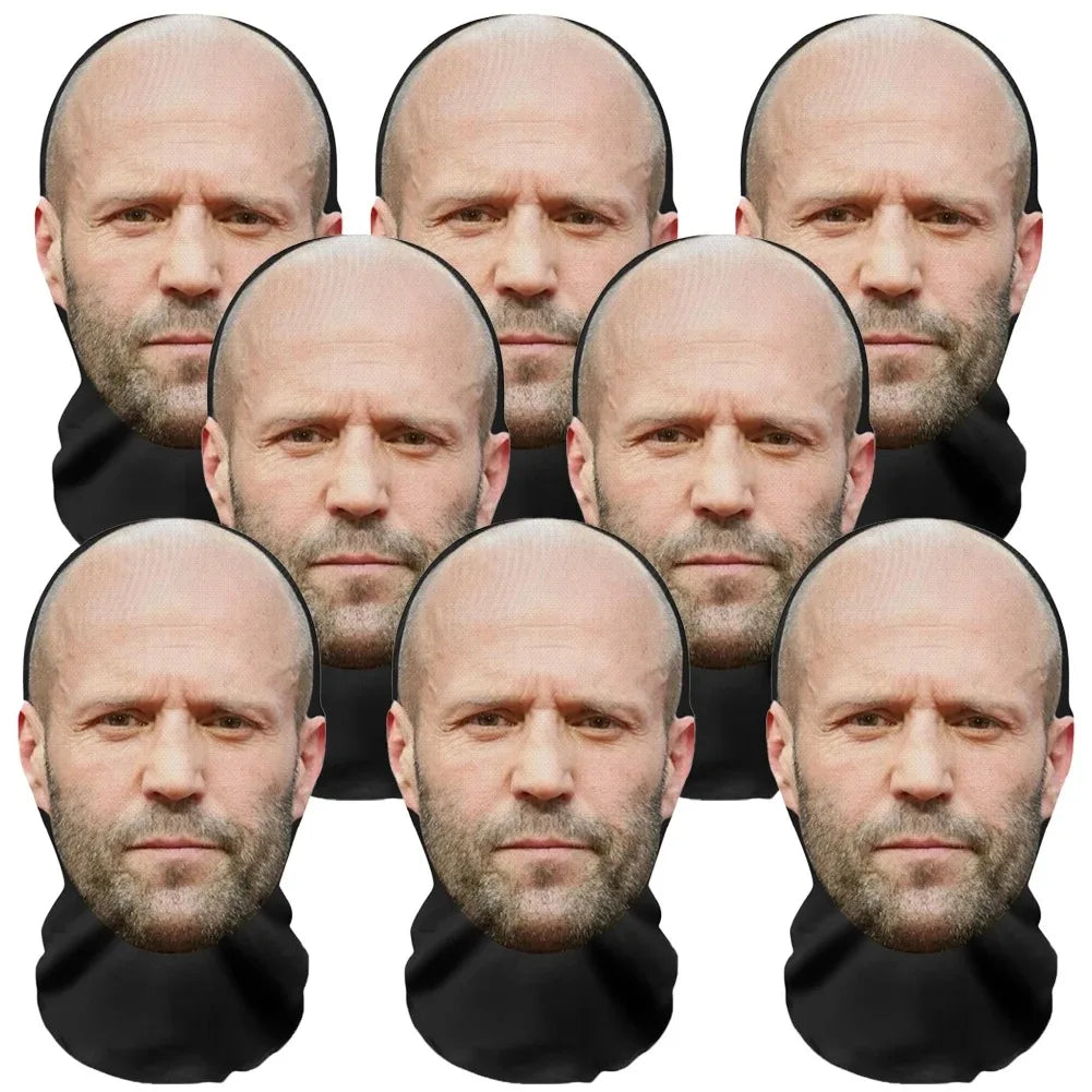 3D Elastic Realistic Celebrity Mask — Full Face Cosplay Balaclava
