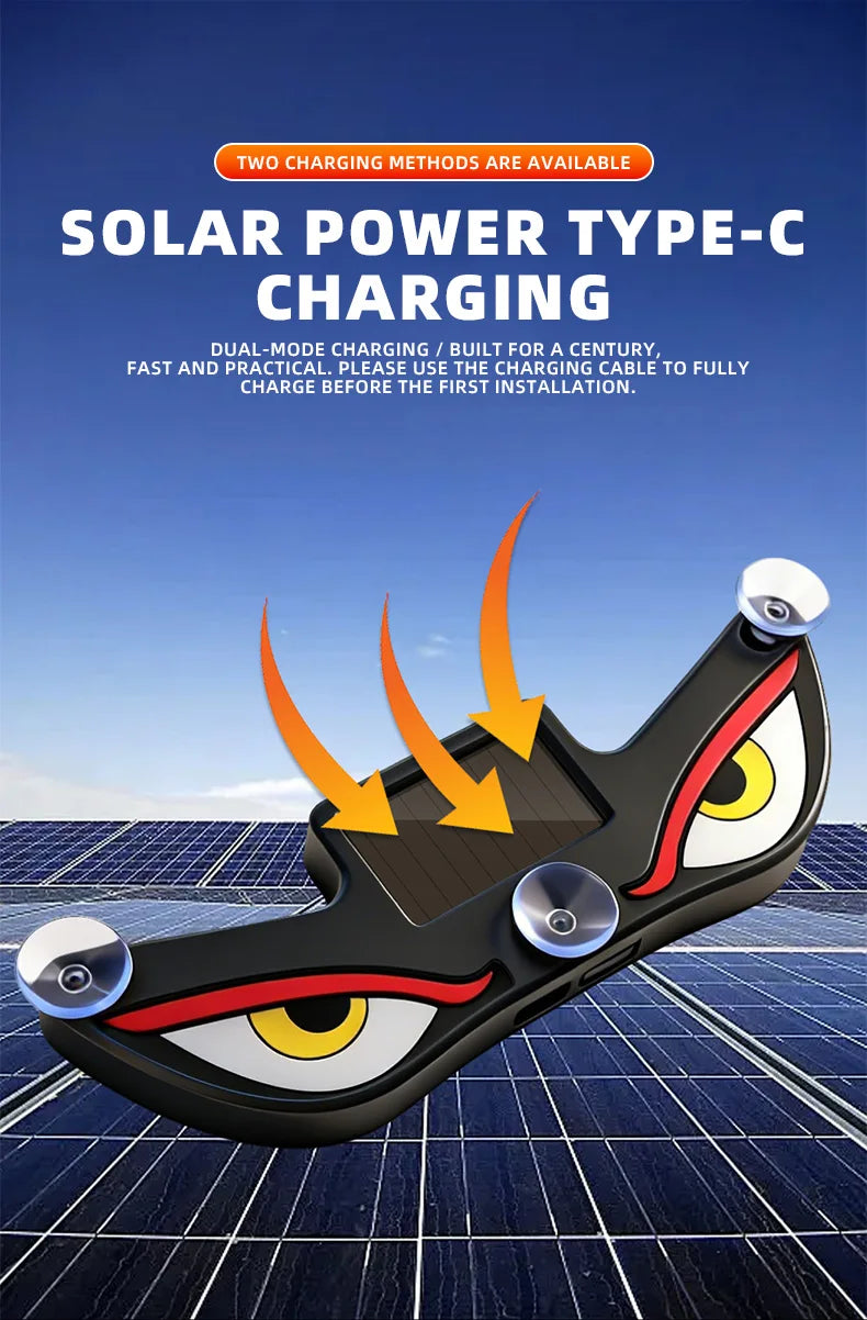 Solar Powered Car Eyes