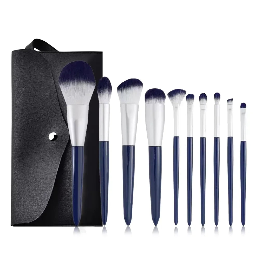 Makeup Brush & Beauty Sponge Set – Multiple Sizes & Colors